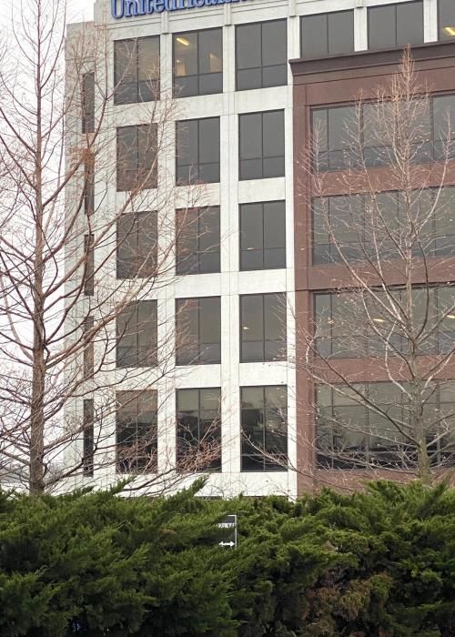 Outdoor view of UnitedHealth Care building
