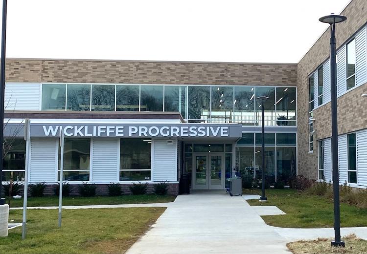 Outside Wickliffe Progressive School