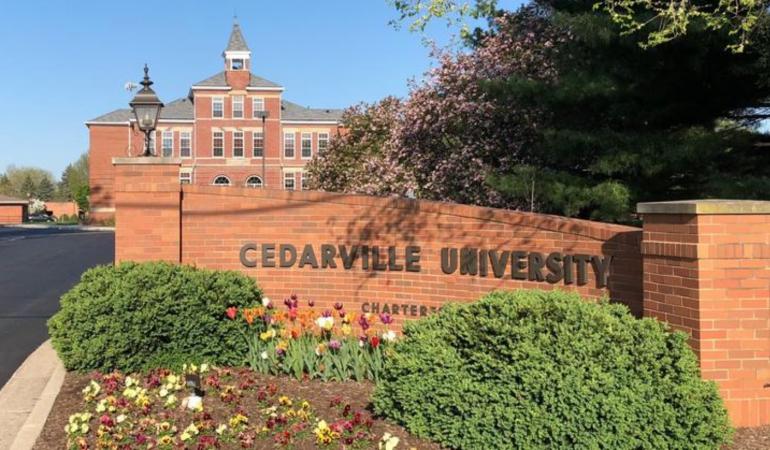 Photo of historic building at Cedarville University